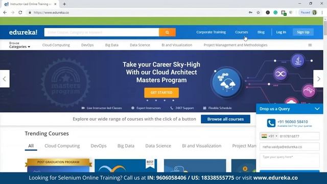 Robot Class in Selenium WebDriver | Handle Keyboard Events | Selenium Training | Edureka Rewind - смотреть онлайн