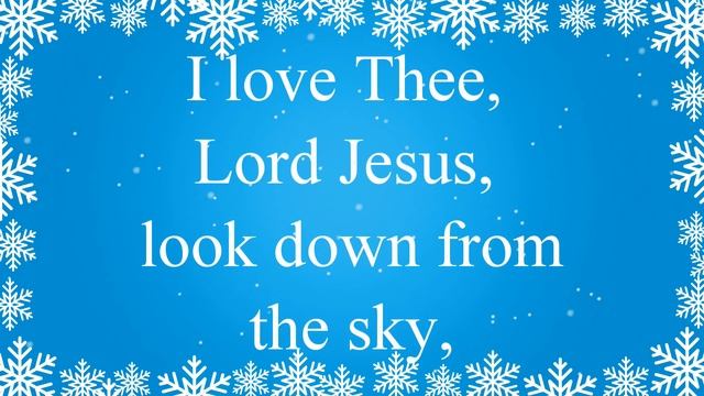 Away In A Manger Instrumental Music Carol With Lyrics | Karaoke Christmas Song