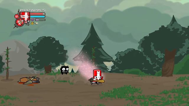 Castle Crashers RED KNIGHT INSANE MODE смотреть онлайн