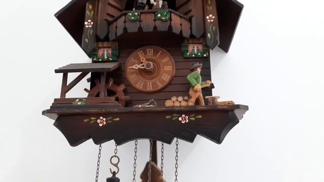Antique Cuckoo Clock Schneider Germany | Suara Merdu & Nyaring Jam Kikuk Jam Kukuk смотреть онлайн