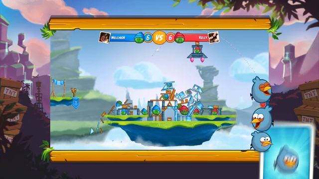 Angry Birds for Facebook Messenger – challenge your friends! смотреть онлайн