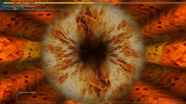 XFX AMD Radeon RX 5700 XT Triple Dissipation- Test Furmark 1080p 60sec