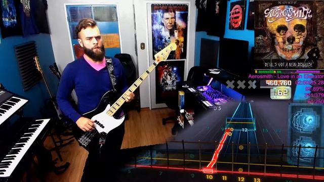 Aerosmith - Love in an Elevator | BASS Tabs & Cover (Rocksmith) смотреть онлайн