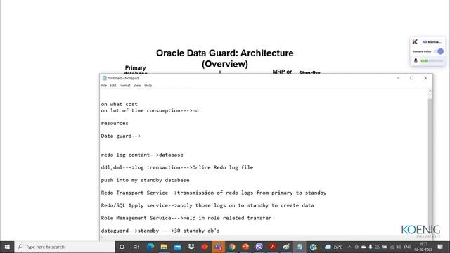 Oracle 19c Data guard Concept | Koenig смотреть онлайн