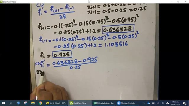 An example of Numerical Differentiation with smaller step size смотреть онлайн