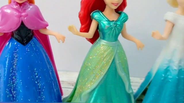 Barbie Disney Princess Dress Transformation DIY Miniature Ideas for~ Wig, Dress, Faceup, and More! смотреть онлайн