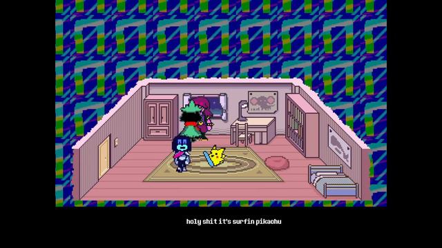 holy $hit it's surfing pikachu - RIBBIT! A Deltarune MOD by TheMaximus! смотреть онлайн