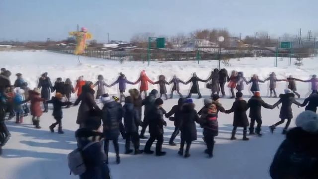 Праздник Масленицы в Мамлютской средней школе №2 смотреть онлайн