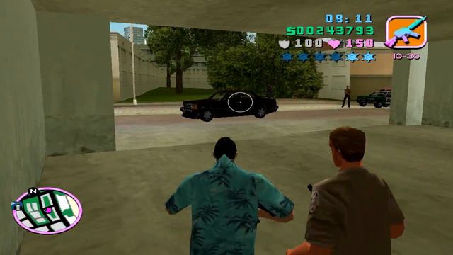 GTA Vice City Прохождение миссия 21 ( Логово копов ) смотреть онлайн