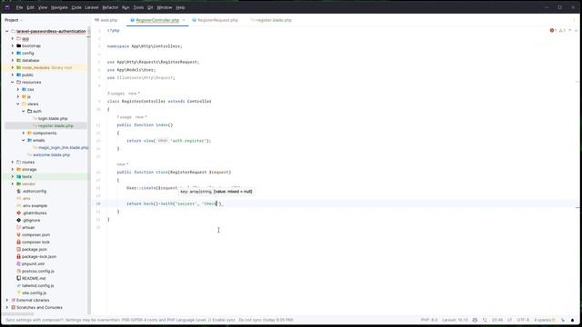 06. Registering user and using queue (Passwordless Authentication with Laravel) смотреть онлайн
