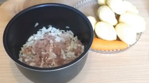 Картошка с мясом в мультиварке-скороварке REDMOND RMC-PM4507/КУХОННАЯ КЛЕТКА