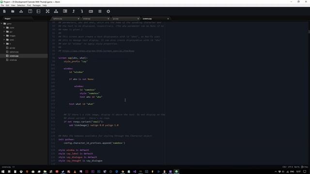 Ren'Py #2 Starting a project and displaying text. смотреть онлайн