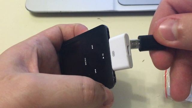 Обзор переходника с Micro USB на 30 pin для iPhone, iPad, адаптер с GearBest смотреть онлайн