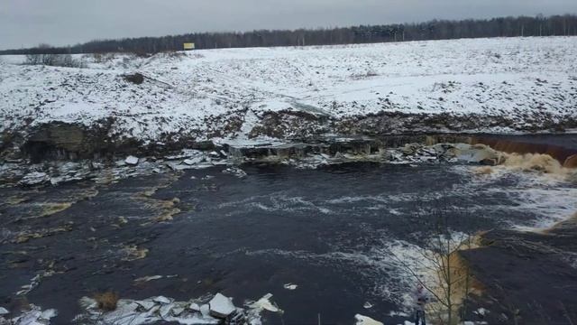 Саблинские водопады зимой смотреть онлайн