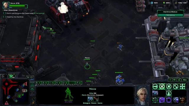 Starcraft LotV Nova Covert Ops - End Game (Brutal, All Achievements) смотреть онлайн