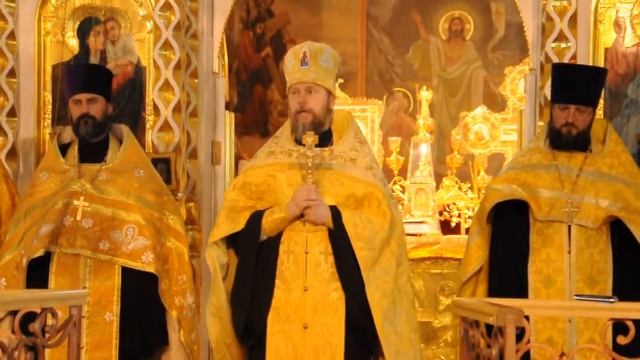 Благодарственный молебна в Свято-Троицком соборе Краснодара