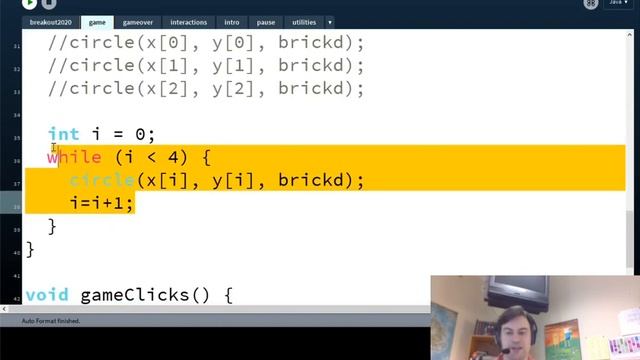 Programming 11 Lesson 8I: Bricks Part 2 - Automating Brick Drawing and Collisions смотреть онлайн