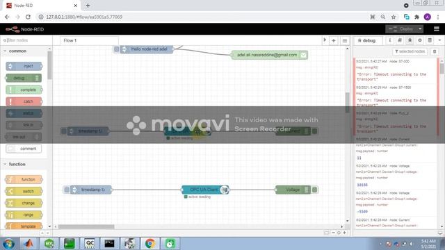 Sending data from simulink to node red then to tiaportal смотреть онлайн
