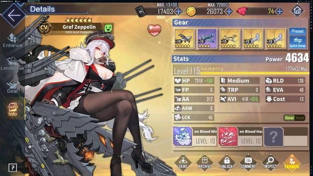 Azur Lane обзор на аккаунт