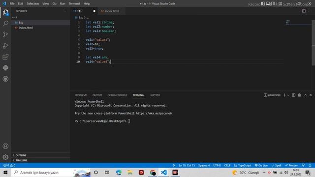 Static and Dynamic Type - TYPESCRIPT. Statik ve Dinamik Tipleme Nedir? смотреть онлайн