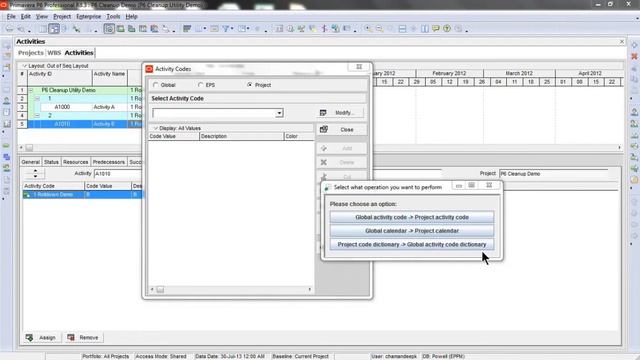 Primavera P6 Cleanup Utility смотреть онлайн