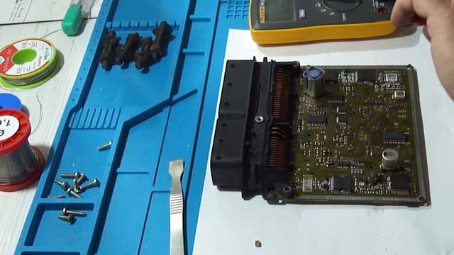 ремонт под рулевого шлейфа и робота пылесоса + разборка блока EDC смотреть онлайн