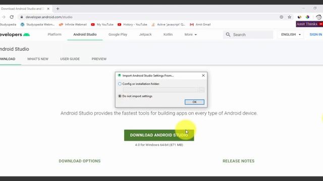 Android Studio installation with Java on Windows 10 смотреть онлайн