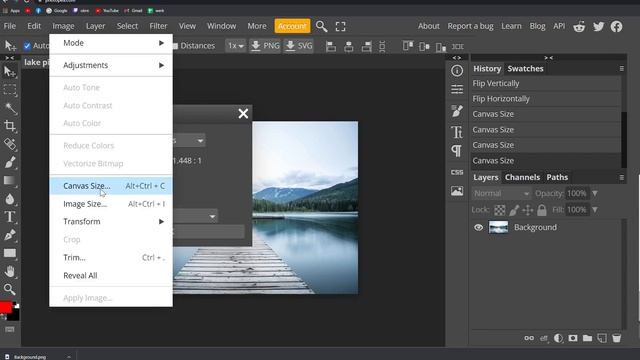 How to Change Image Size in Photopea смотреть онлайн