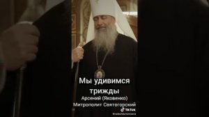 Мы удивимся трижды. Митрополит Святогорский Арсений