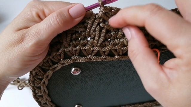 Как связать рюкзак из шнура? Подробный МК смотреть онлайн