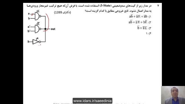 حل تست های کنکور دکتری معماری کامپیوتر 1399 درس مدار منطقی смотреть онлайн