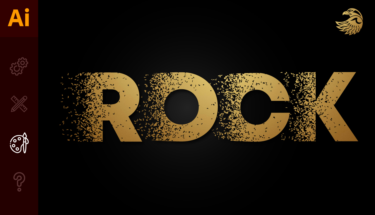 Дисперсия текста в Adobe illustrator | Эффект дисперсии букв в иллюстраторе #orlovillustrator смотреть онлайн