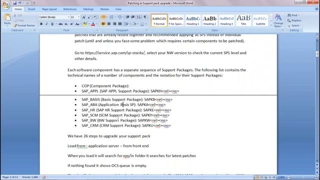 Patch Upgrade or Support pack upgrade in SAP BASIS смотреть онлайн