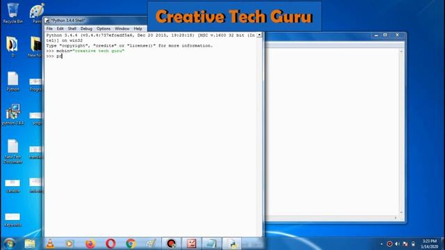 Python tutorial part 2 - 1 || Creative Tech Guru || String Operations in Python смотреть онлайн