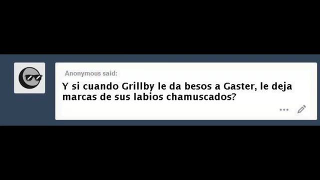 Recopilación Grillby X Gaster (grillster)