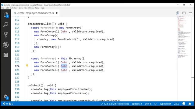 Angular formarray example смотреть онлайн