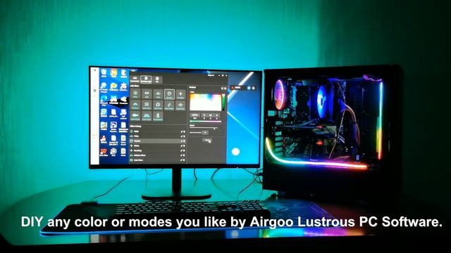 Airgoo Lustrous Addressable RGB LED Monitor Backlight - 2021 Holiday Promotion смотреть онлайн