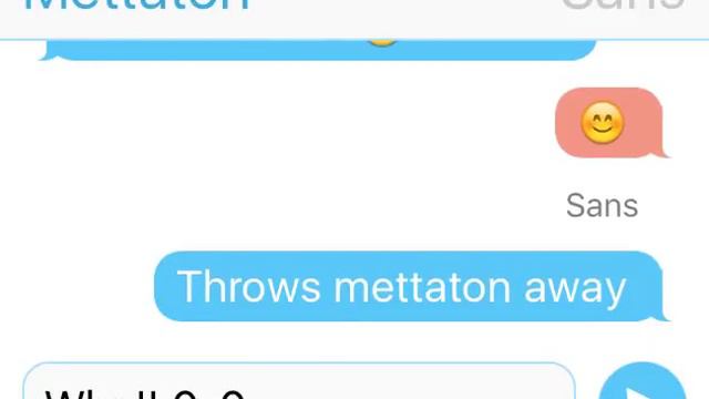 If Mettaton And Papyrus Texted смотреть онлайн