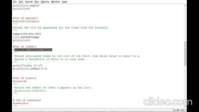 #6 List Methods In Python | List Functions In Python | #Python | #PythonInHindi смотреть онлайн