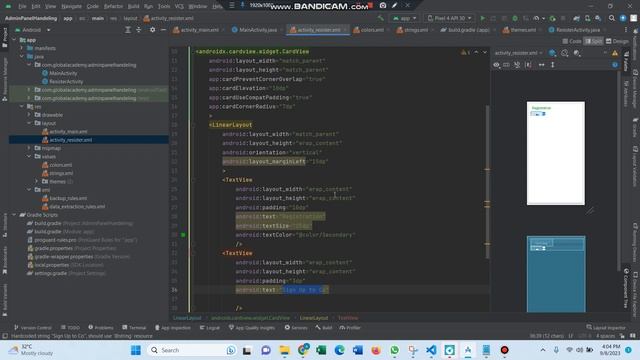 part 02Admin Panel&Login, Register Form in Android Studio MySQL DatabaseBangla Tutorial #EduTechBD0 смотреть онлайн