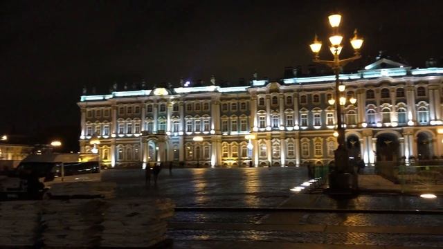 Санкт-Петербург, Дворцовая площадь. Скоро новый Год. Красиво. Питер смотреть онлайн