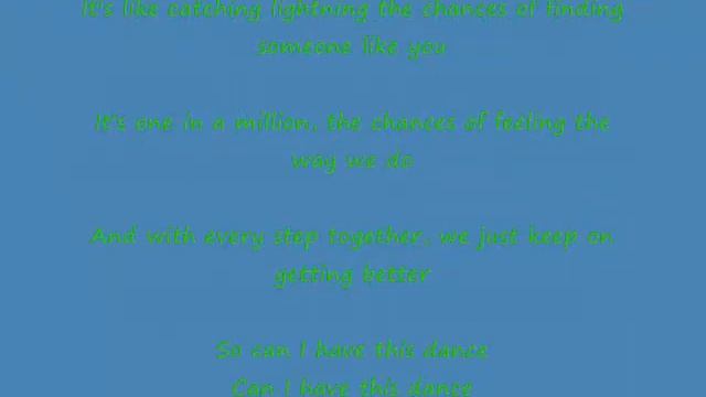 can I have this dance Lyrics - Troy et Gabriella - HSM3 Senior Year смотреть онлайн