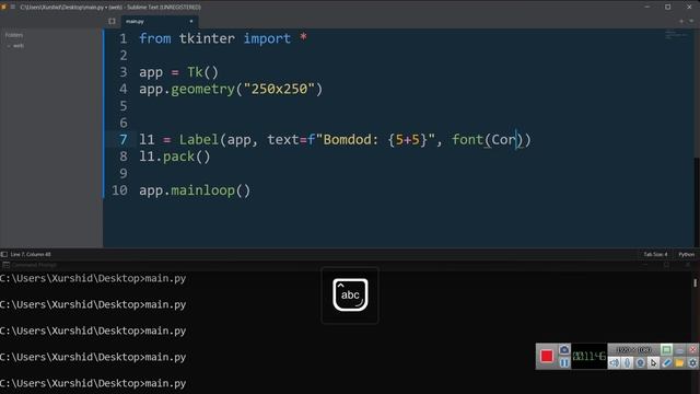 PYTHON DASTURLASH TILIDA API  #python