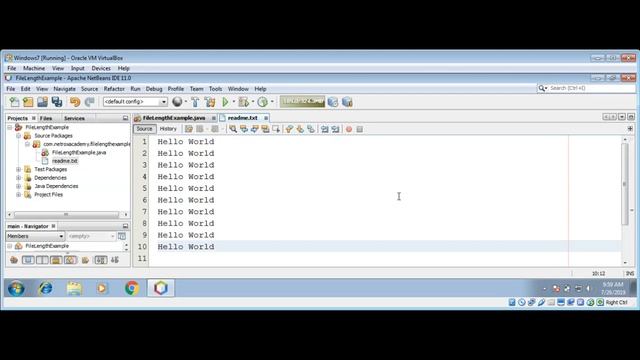 JAVA Program To Determine File Length смотреть онлайн