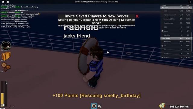 Roblox Titanic: Carpathia Rescue смотреть онлайн