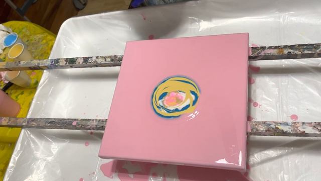 Splash Of Color And A Beautiful Acrylic Painting
