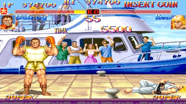 Super Street Fighter II Turbo (Arcade 1CC Hardest Difficulty) - Balrog Playthrough смотреть онлайн