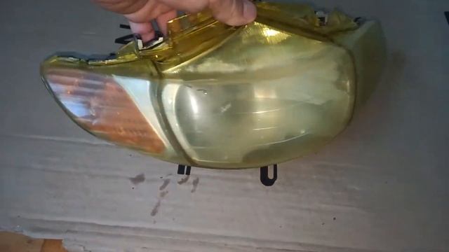 Полировка Стекла Скутера Honda Dio AF-35 смотреть онлайн