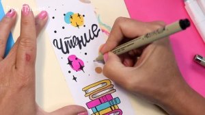 4 DIY Креативные ЗАКЛАДКИ ДЛЯ УЧЕБНИКОВ из бумаги! Рисуем сами!