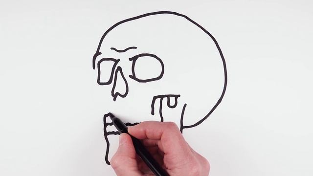 How to Draw a Skull Step by Step | Art Tutorial смотреть онлайн